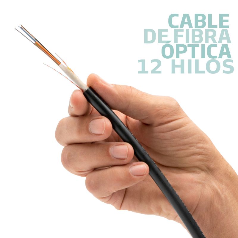 Cable Fibra Óptica 12 Hilos